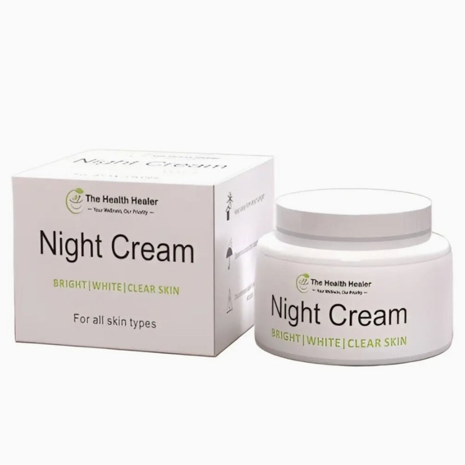 Ultra strong whitening and anti aging night cream.